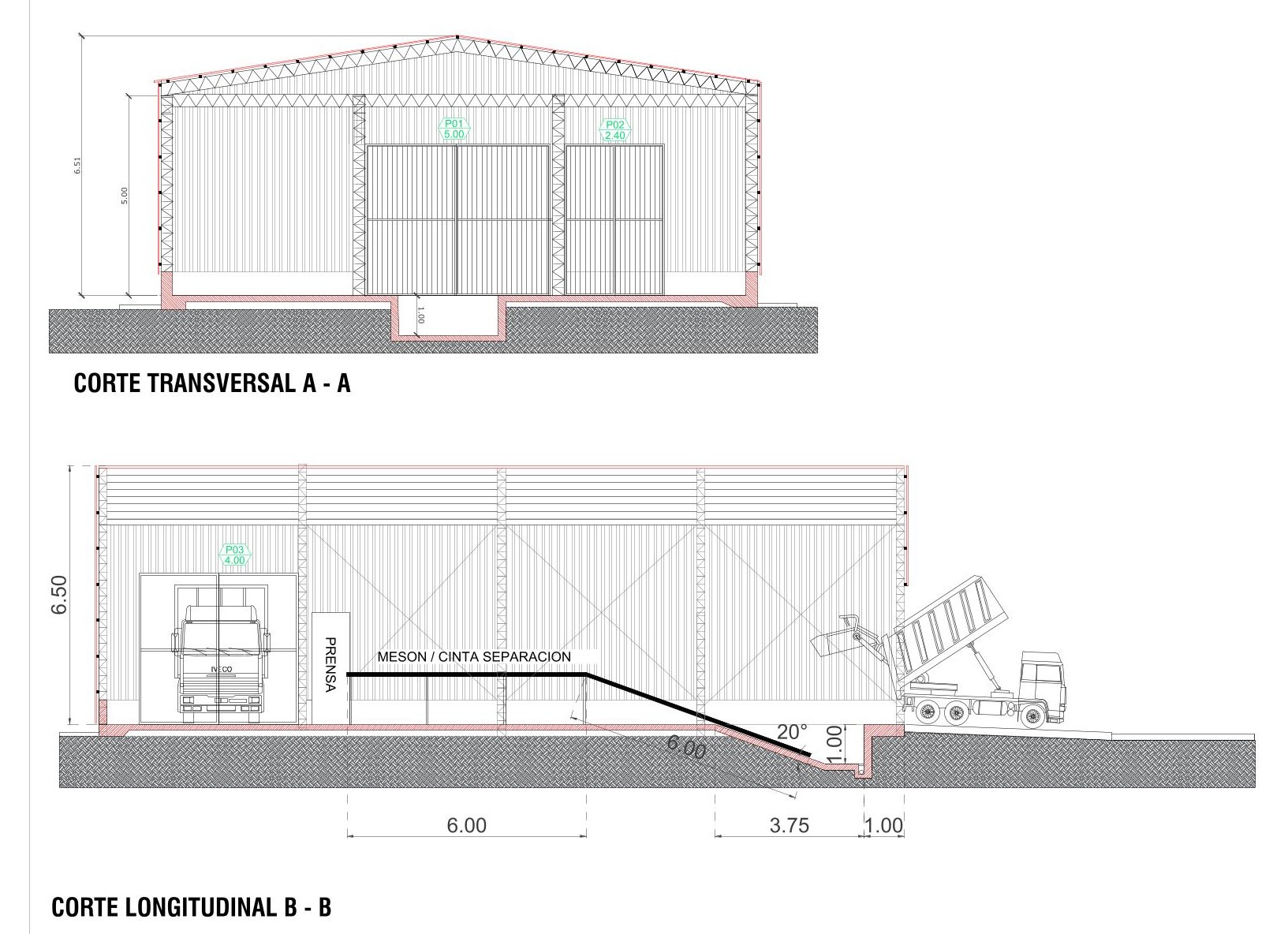 Galpón Planta de Reciclado - Las Varillas